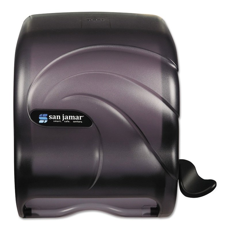 Element Lever Roll Towel Dispenser, Oceans, Black, 12 1/2 X 8 1/2 X 12 3/4