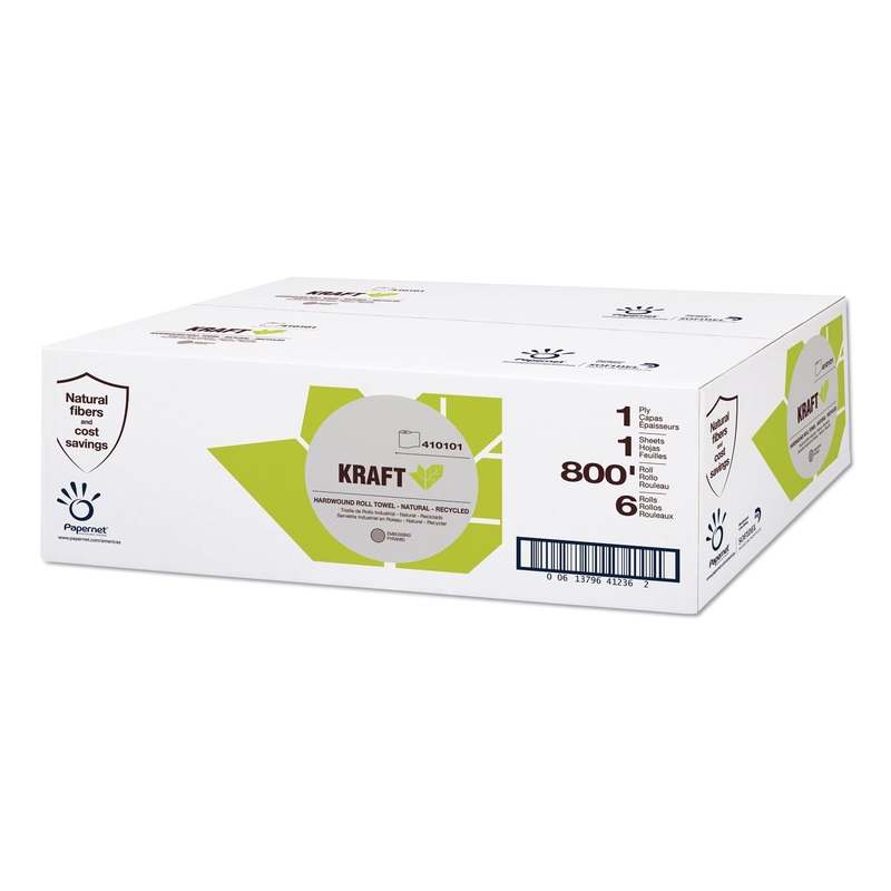 HEAVENLY SOFT PAPER TOWEL, 7.8″ X 800 FT, BROWN, 6 ROLLS/CARTON