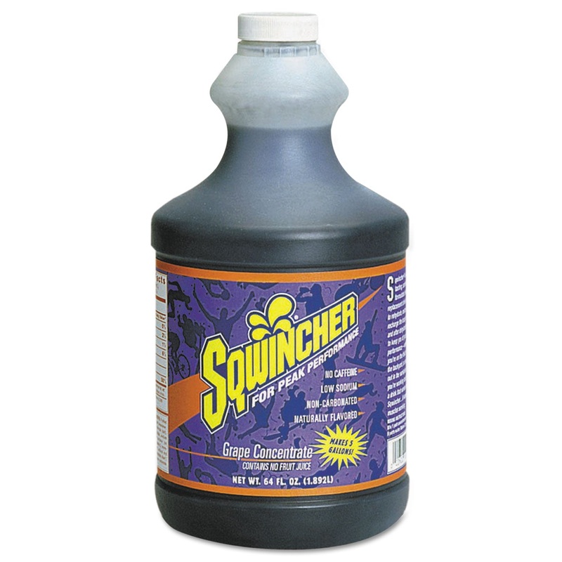 Liquid-Concentrate Activity Drink, Grape, 64oz Bottle, 6/carton