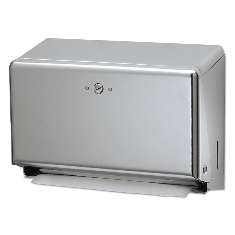 Mini C-Fold/multifold Towel Dispenser, Chrome, 11 1/8 X 3 7/8 X 7 7/8