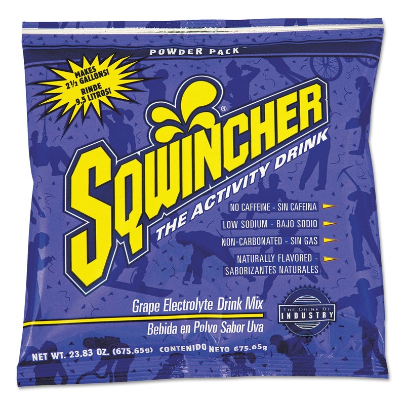 Powder Pack Concentrated Activity Drink, Grape, 23.83 Oz Packet, 32/carton
