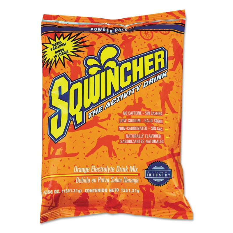 Powder Pack Concentrated Activity Drink, Orange, 47.66 Oz Packet, 16/carton