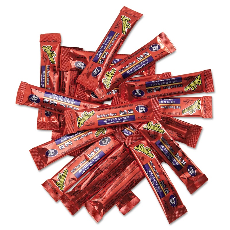 Qwik Stik Energy Drink Mix, 8-10oz Yield, Fruit Punch