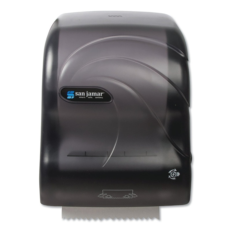 SIMPLICITY MECHANICAL ROLL DISPENSER, 12 3/8 X 9 1/2 X 14 5/8, TRANSLUCENT BLACK