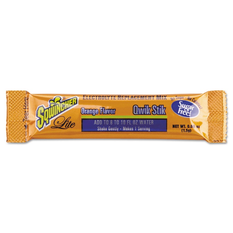 Sugar-Free Qwik Stik, 8-10oz, Orange, 500 Per Case