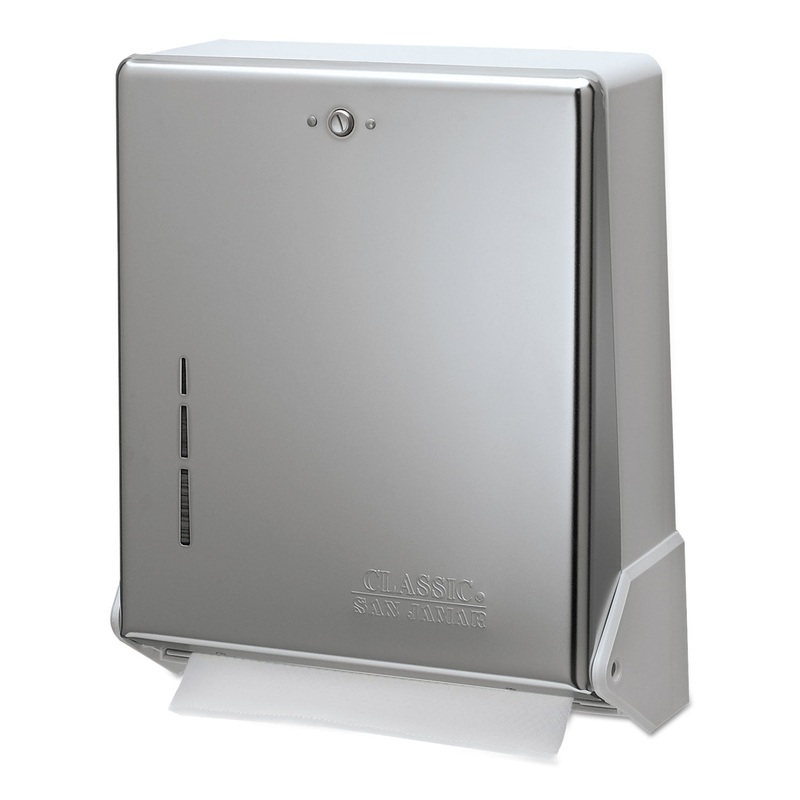 True Fold C-Fold/multifold Paper Towel Dispenser, Chrome, 11 5/8 X 5 X 14 1/2
