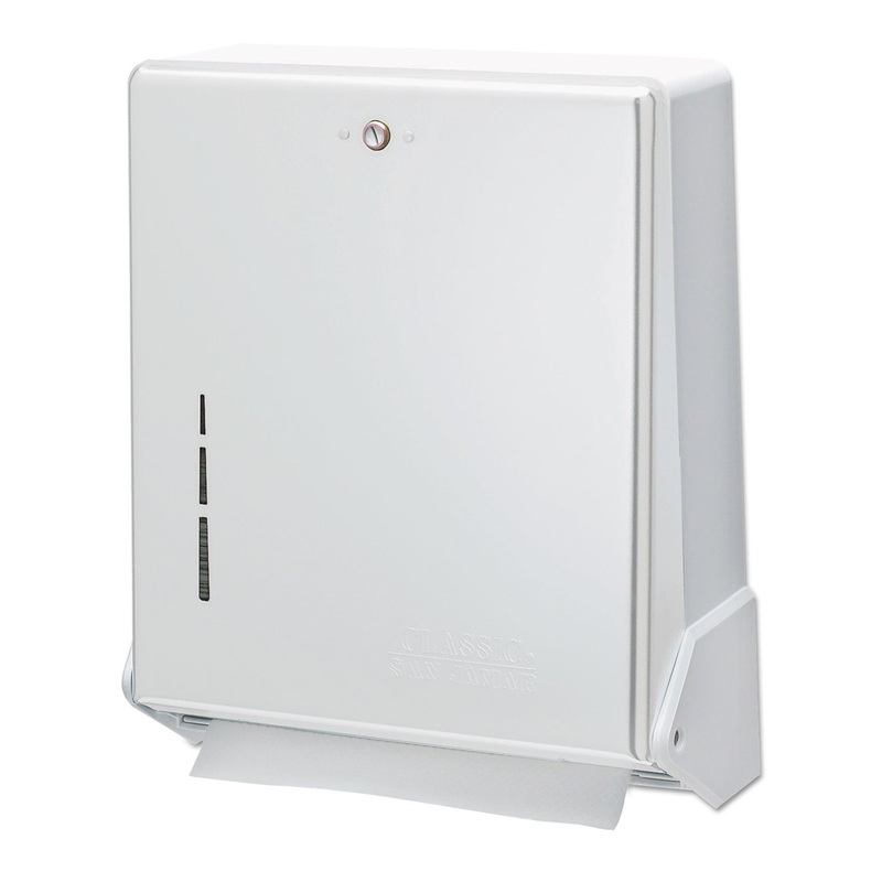 True Fold C-Fold/multifold Paper Towel Dispenser, White, 11 5/8 X 5 X 14 1/2