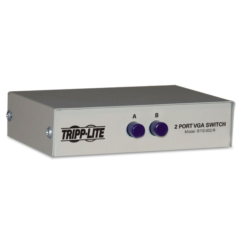 MANUAL VGA/SVGA VIDEO SWITCH, 2 PORTS