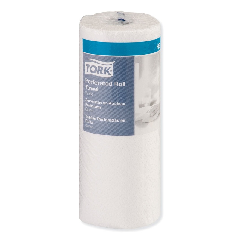 PERFORATED TOWEL ROLL, 2-PLY, 11 X 9, WHITE, 100/ROLL, 30 ROLL/CARTON