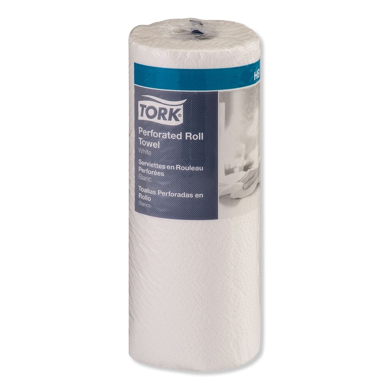 PERFORATED TOWEL ROLL, 2-PLY, 11 X 9, WHITE, 70/ROLL, 30 ROLL/CARTON