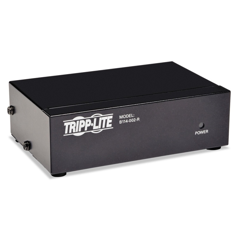 VGA/SVGA VIDEO SPLITTER WITH SIGNAL BOOSTER, HD15 M/2XF, 2 PORTS