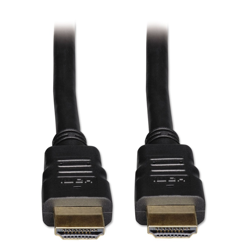 HIGH SPEED HDMI CABLE WITH ETHERNET, ULTRA HD 4K X 2K, (M/M), 10 FT., BLACK