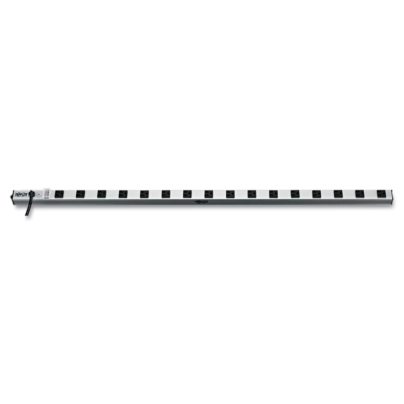 VERTICAL POWER STRIP, 16 OUTLETS, 15 FT. CORD, 48″ LENGTH
