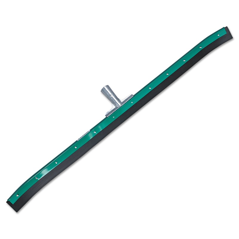 Aquadozer Curved Floor Squeegee, 36″ Wide Blade, Black Rubber, Insert Socket