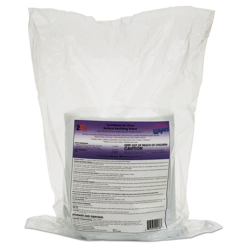 Carewipes Surface Sanitizing Wipes, 10 X 10, 500/bag, 2/ct