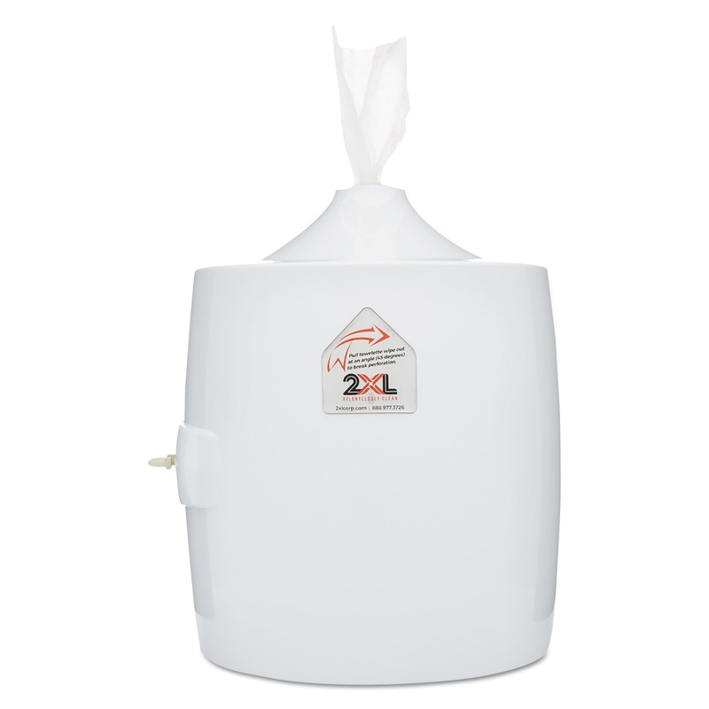 Contemporary Wall Mount Wipe Dispenser, Plastic, 11″ X 11″ X 13″, White