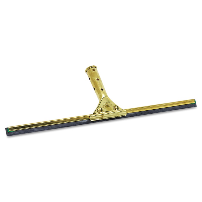 Golden Clip Brass Squeegee Complete, 18″ Wide