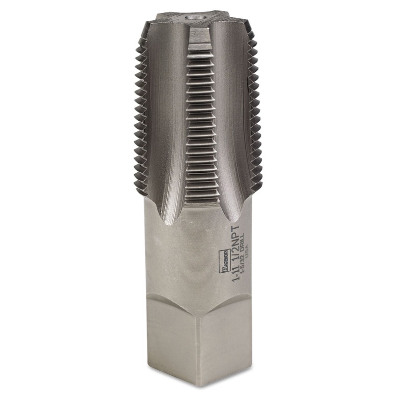 High Carbon Steel Taper Pipe Tap, Npt, Threads Per Inch: 11 1/2, 2in
