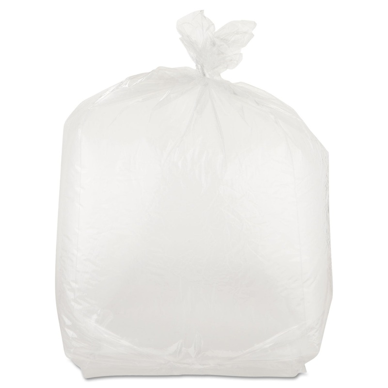 FOOD BAGS, 22 QT, 1 MIL, 10″ X 24″, CLEAR, 500/CARTON