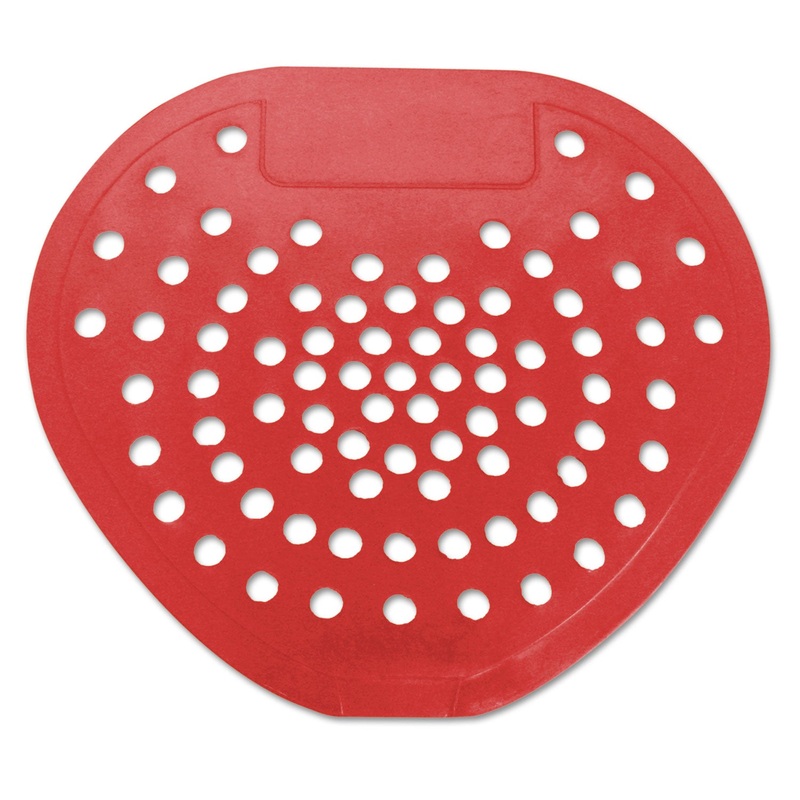 Health Gards Vinyl Urinal Screen, 7 3/4″w X 6 7/8″h, Red, Cherry, Dozen