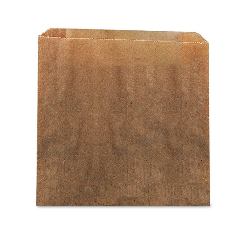 WAXED KRAFT LINERS, 10.5″ X 9.38″, BROWN, 250/CARTON