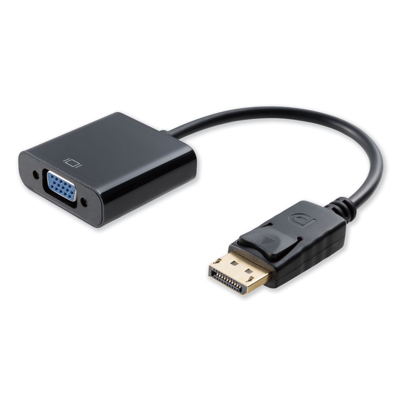 DISPLAY PORT TO VGA ADAPTER, DISPLAY PORT; VGA