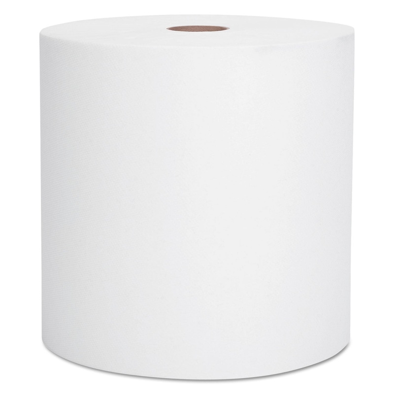 ESSENTIAL HARD ROLL TOWEL, 1.5″ CORE, 8 X 800FT, WHITE, 12 ROLLS/CARTON