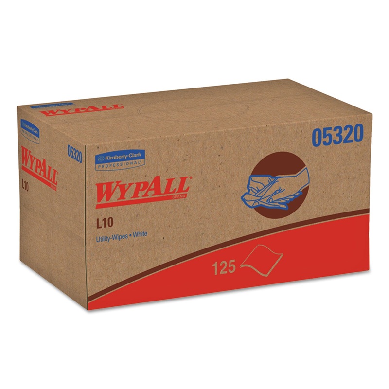 L10 Towels, Pop-Up Box, 1ply, 9 X 10 1/2, White, 125/box, 18 Boxes/carton