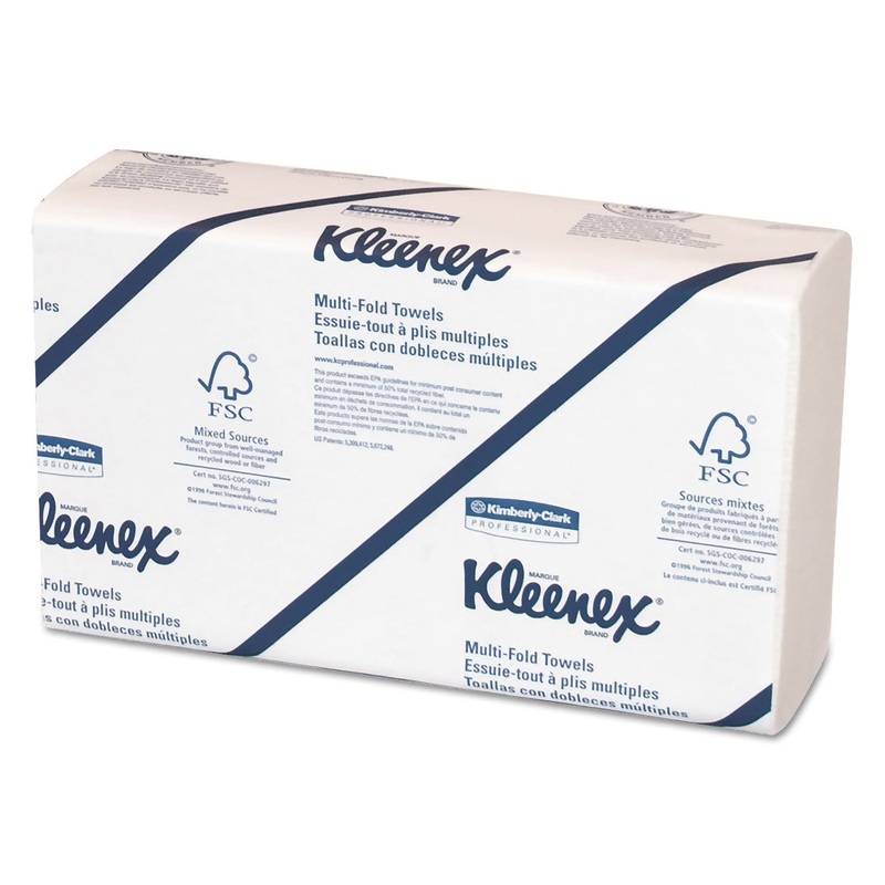 Multi-Fold Paper Towels, Convenience, 9 1/5×9 2/5, White, 150/pk, 8 Packs/carton