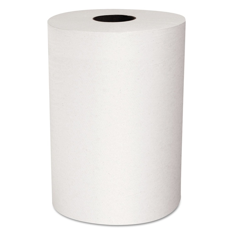 CONTROL SLIMROLL TOWELS, ABSORBENCY POCKETS, 8″ X 580FT, WHITE, 6 ROLLS/CARTON