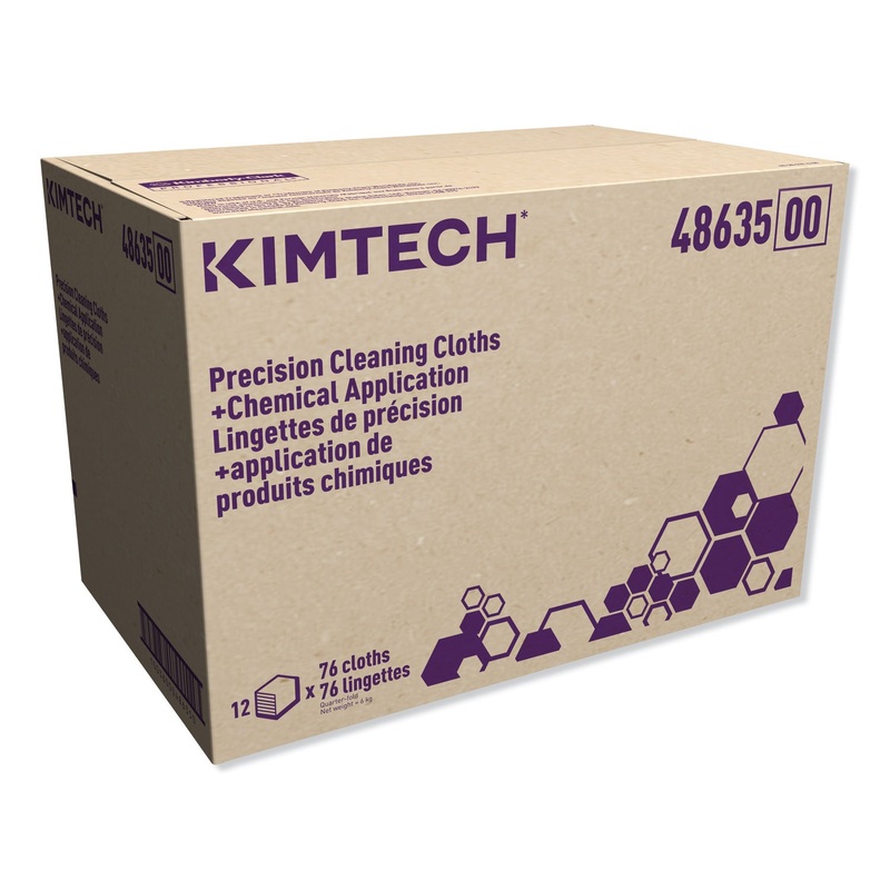 CRITICAL CLEANING CLOTH, 1-PLY, 12.5 X 12, WHITE, 76/PACK, 12 PACKS/CARTON