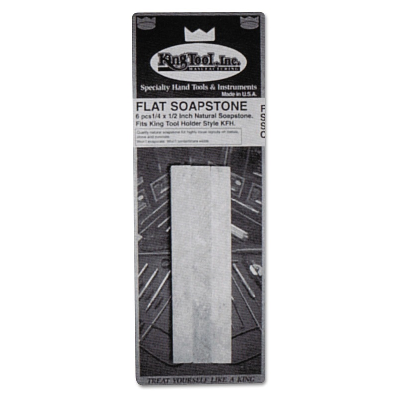 FLAT SOAPSTONE, 5″, WHITE