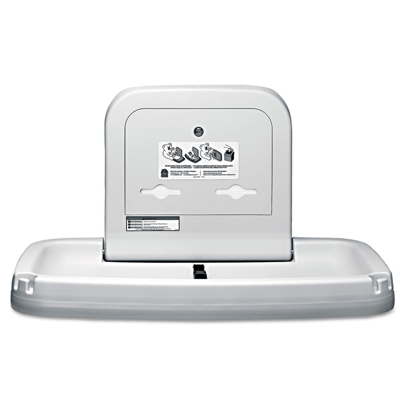 HORIZONTAL BABY CHANGING STATION, 35.19 X 22.25, CREAM
