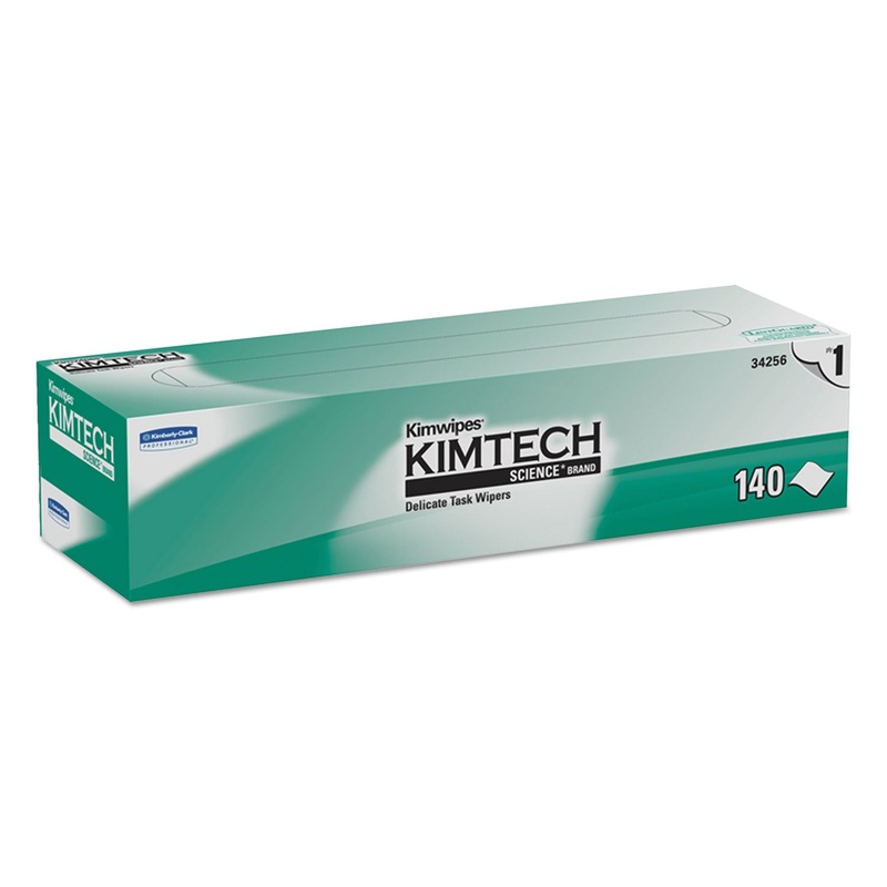 Kimwipes Delicate Task Wipers, 1-Ply, 14 7/10 X 16 3/5, 140/box, 15 Boxes/carton