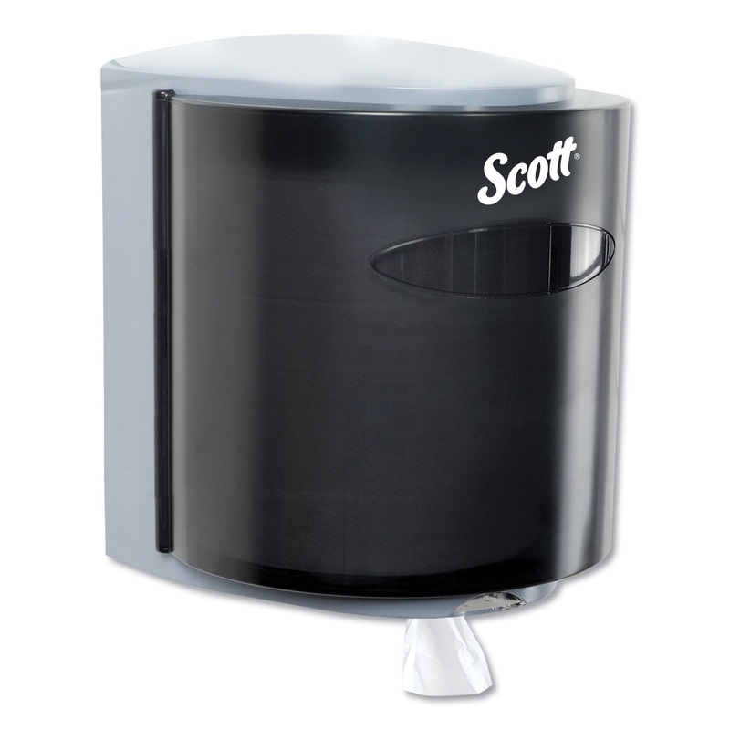 ROLL CONTROL CENTER PULL TOWEL DISPENSER, 10 3/10W X9 3/10 X11 9/10H, SMOKE/GRAY