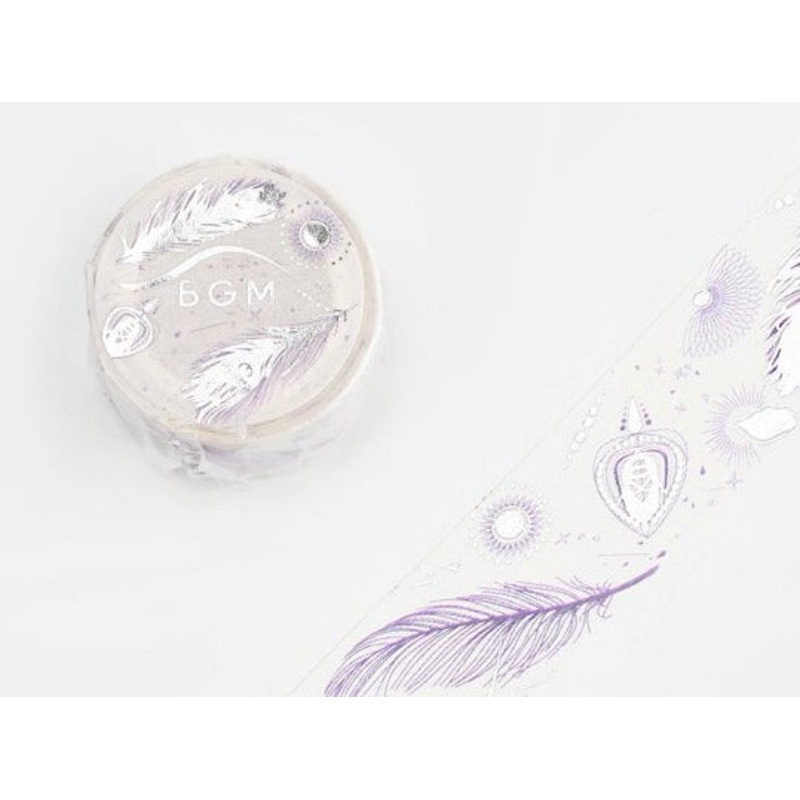 BGM Washi Tape – Daylight Feathers