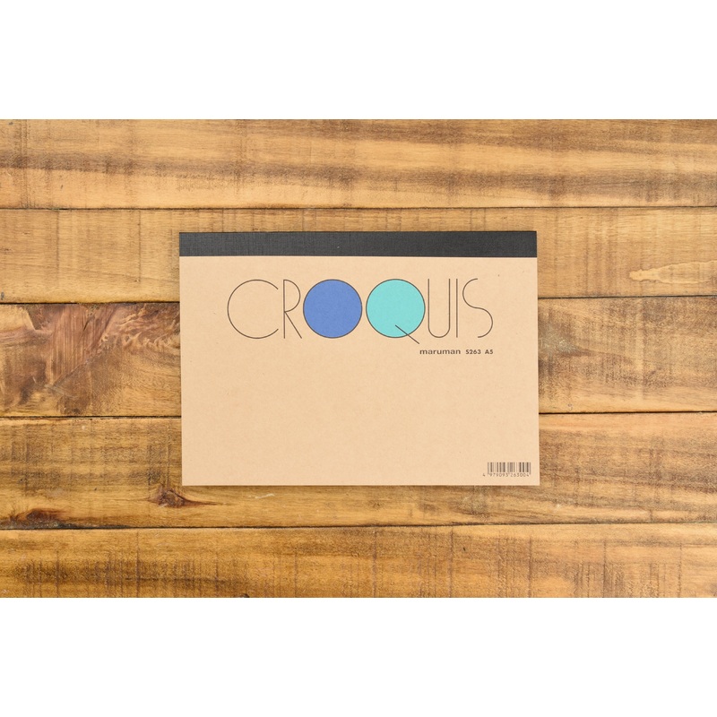 Croquis Sketchbook Pad – A5 – 52.3 gsm White Paper