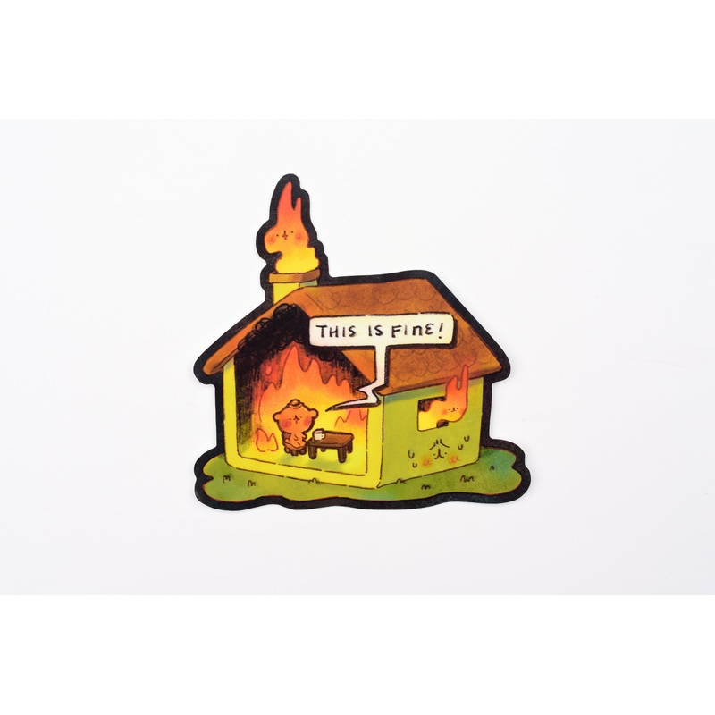 LAZI SOOZ This is Fine Sticker