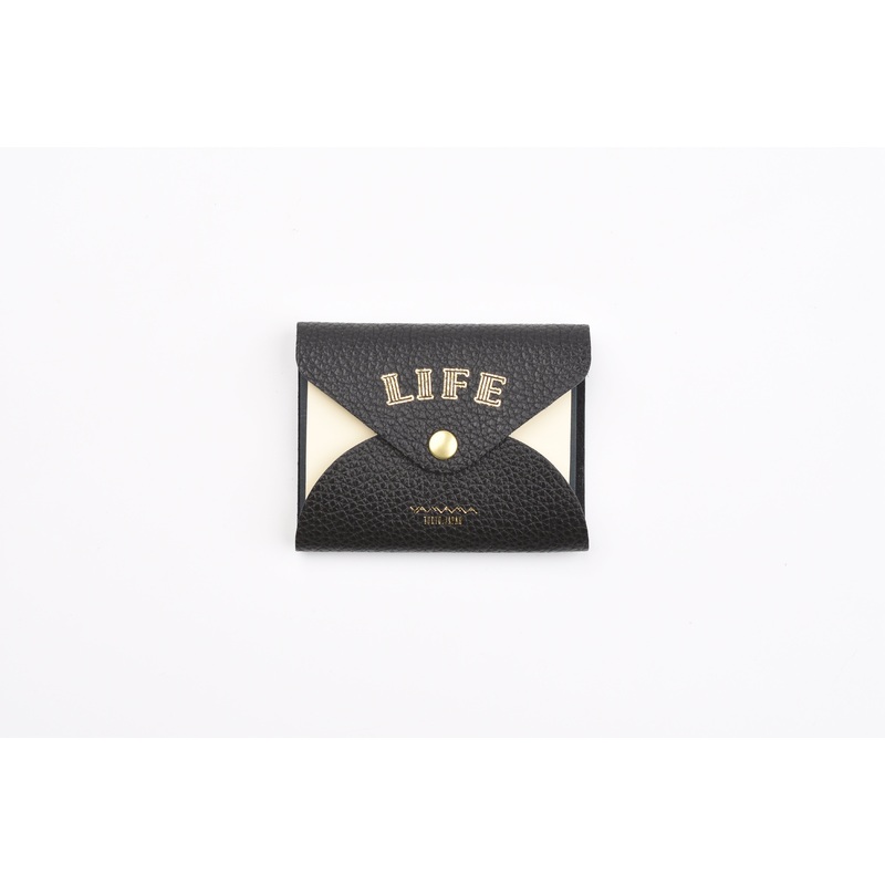 LIFE x Yamama Stationery Leather Covered Sticky Notes – Black