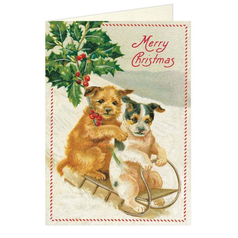 Merry Christmas Dogs – Greeting Card