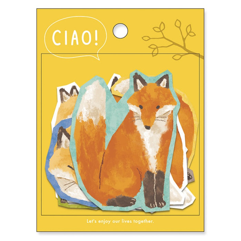 Mind Wave Flake Sticker – Ciao – Fox