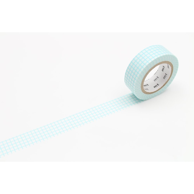 mt deco Washi Tape – graph hougan mint blue