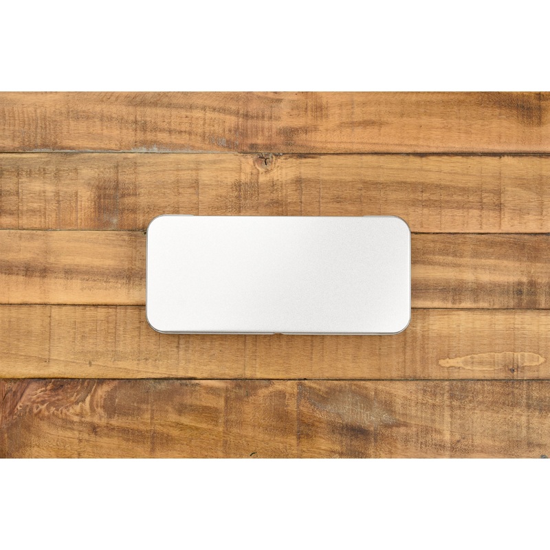 Slip-On Flat Metal Pen Case – Large