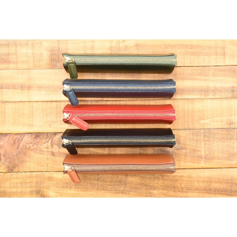 Slip-On Rio Leather Pen Pouch – Large