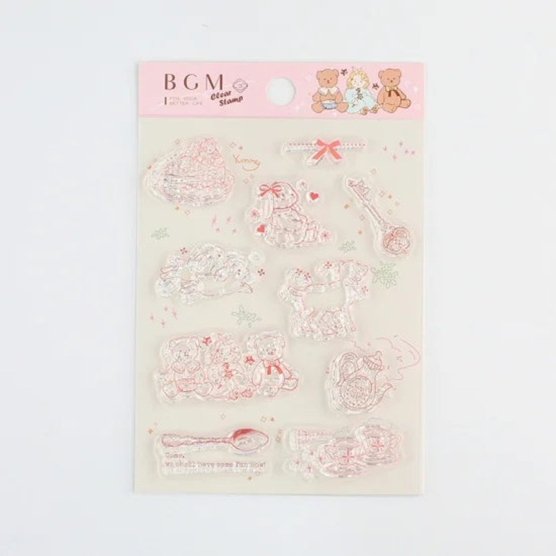 BGM Clear Stamp – Alice Tea Time