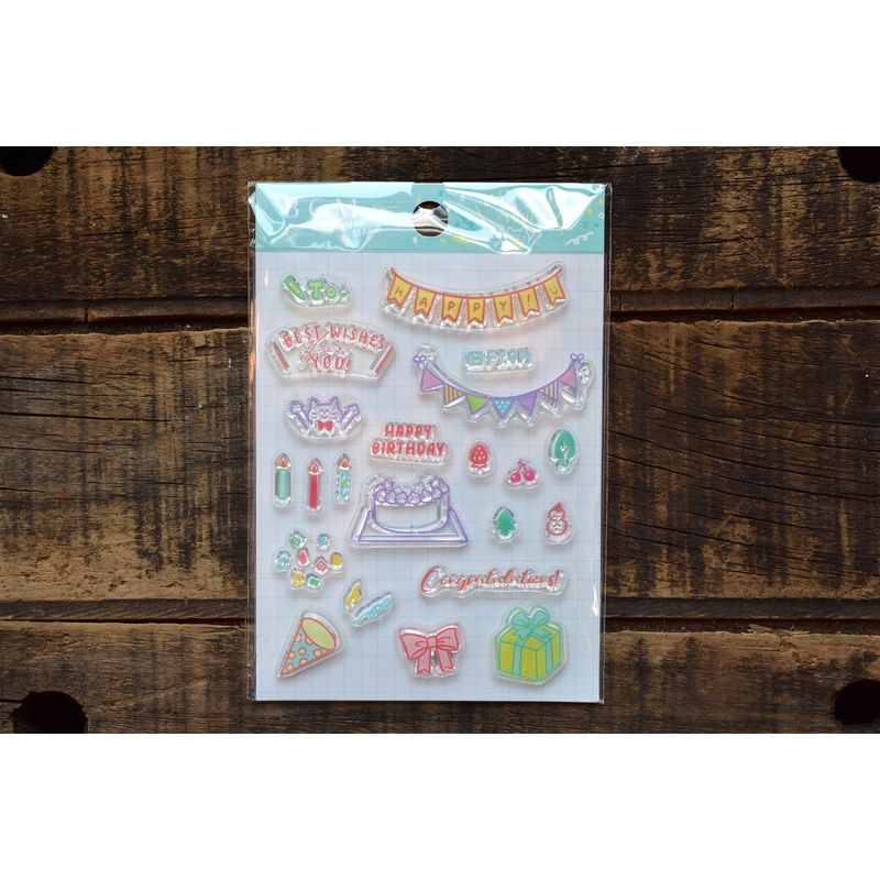 BGM Clear Stamp – Celebration Time
