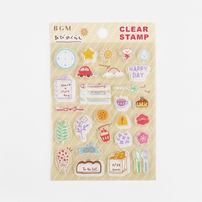 BGM Clear Stamp – Daily Life