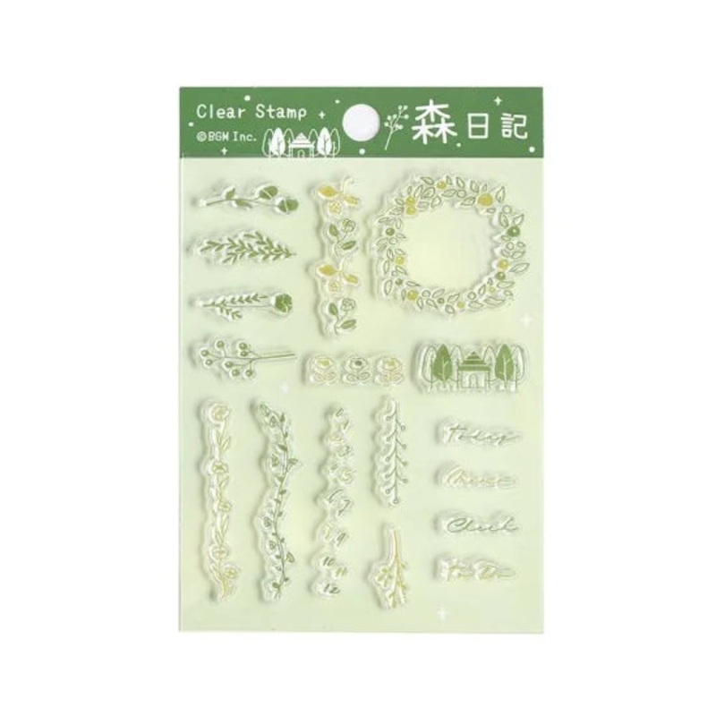 BGM Clear Stamp – Diary – Forest Diary