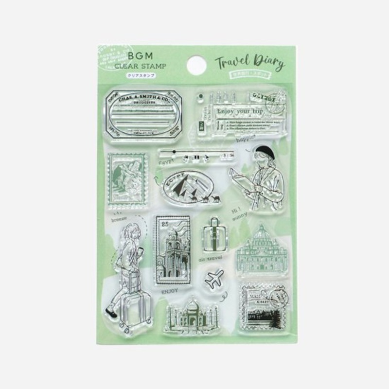 BGM Clear Stamp – Travel Souvenirs