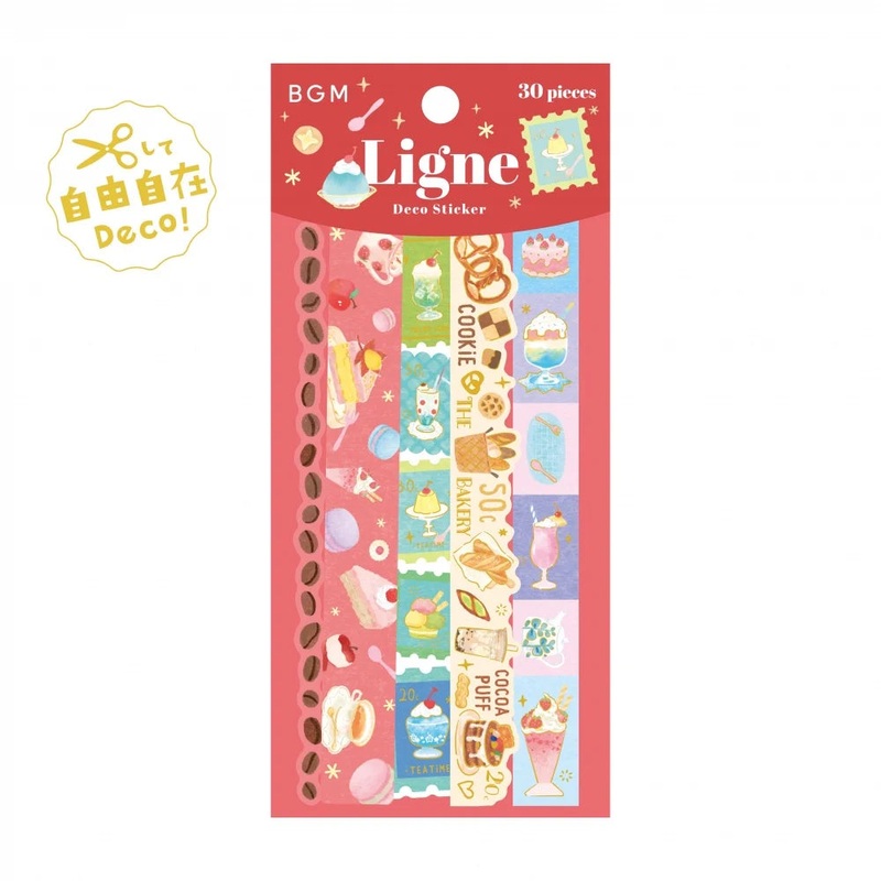 BGM Deco Ligne Sticker – Sweets Parlor